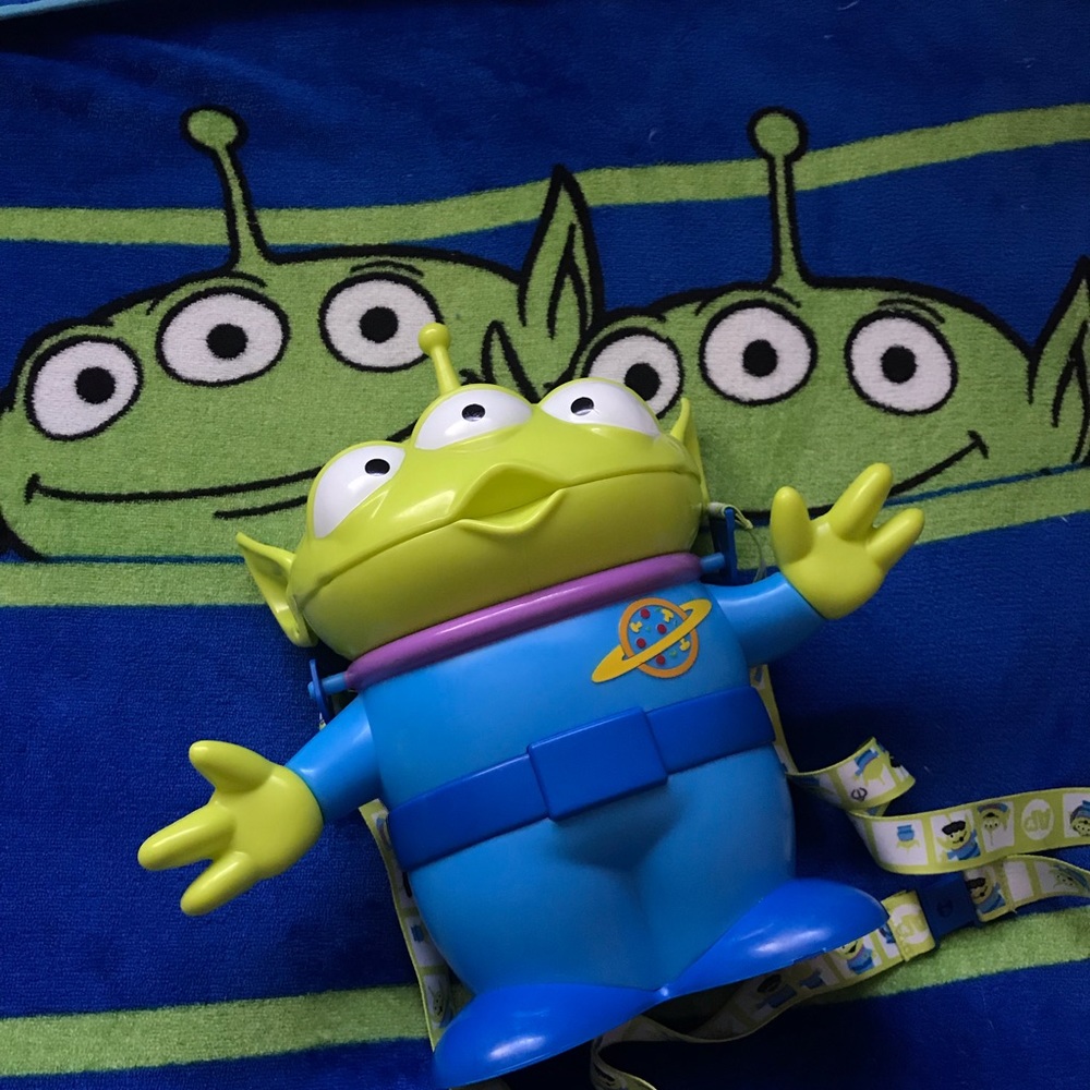 💚🍿Disneyland Rare Alien Popcorn Bucket🍿💚